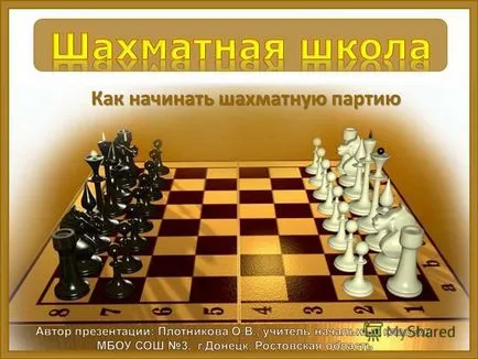 Как да започнете игра на шах