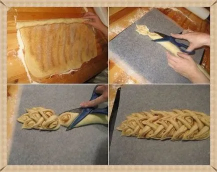 Как да украсят тесто с мая