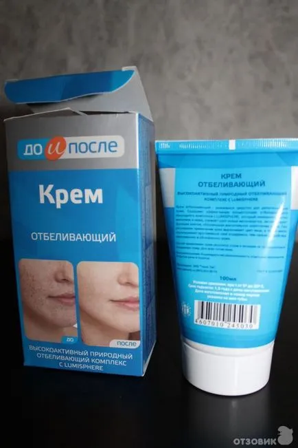 Избелване на крем