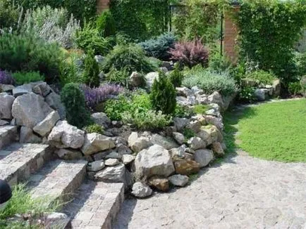 Изглед към Алпите хълма