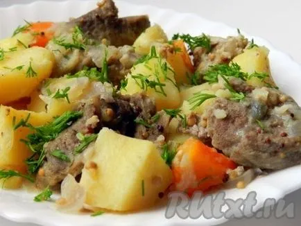 Свинско с картофи в дупката