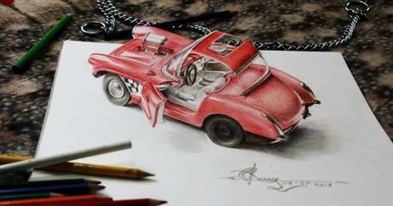 100 legjobb ötleteket 3d rajzok papíron ceruzával a fotó