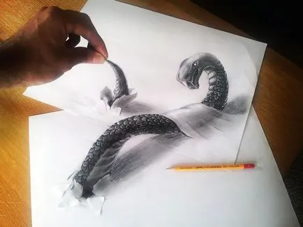 100 legjobb ötleteket 3d rajzok papíron ceruzával a fotó
