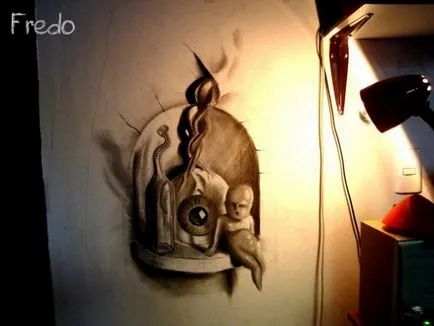 100 legjobb ötleteket 3d rajzok papíron ceruzával a fotó