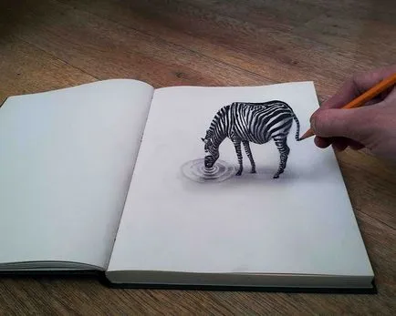 100 legjobb ötleteket 3d rajzok papíron ceruzával a fotó
