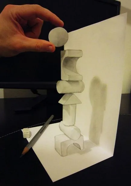 100 legjobb ötleteket 3d rajzok papíron ceruzával a fotó