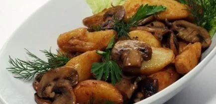 Пържени картофи с нищо