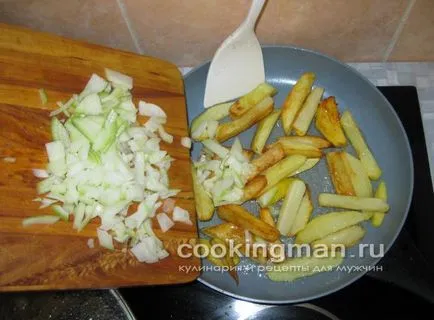 Пържени картофи с нищо