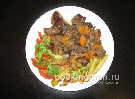 Пържени картофи с нищо