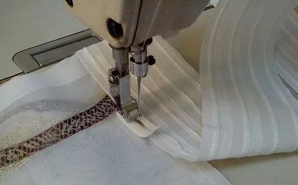 Hogyan kell varrni Függöny szalag tüll Hogyan kell varrni Függöny szalag tüll