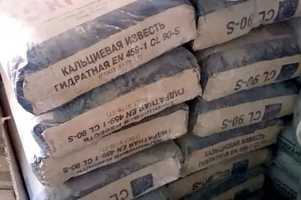 Това, което е гасена вар и негасена вар разлика и прилагане