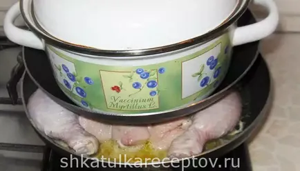 Пиле - тютюн - (tapaka) - вкусна рецепта със стъпка по стъпка снимки