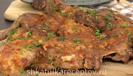 Пиле - тютюн - (tapaka) - вкусна рецепта със стъпка по стъпка снимки