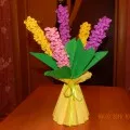Aster цвете от гофрирана хартия