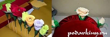 Чанта с цветя от бонбони