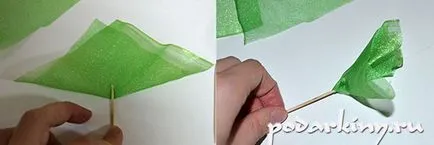 Чанта с цветя от бонбони