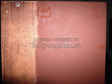 Декупаж стар шкаф със собствените си ръце, капитанът - клас със стъпка по стъпка снимки