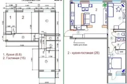 Кухня дизайн с два прозореца опции за оформление