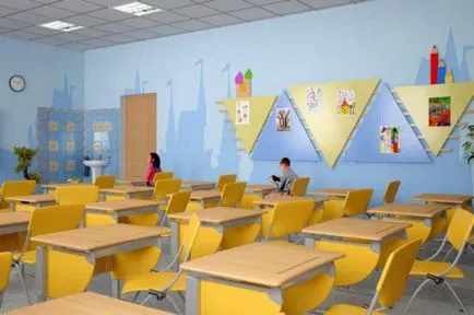 класна стая дизайн е красив, евтини, разумен