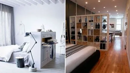 Дневна и спални- в една стая 75 снимки, зониране и дизайнерски идеи