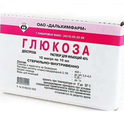 глюкоза капково