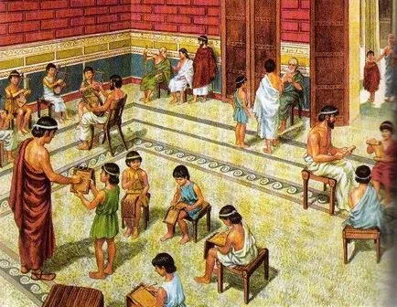 Историята на първите училища, история