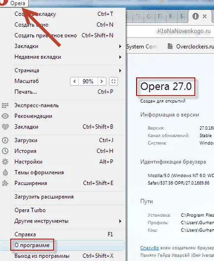 Как да инсталирате безплатно Google Chrome, Yandex Browser, Opera и Internet Explorer Mazilu към вашия