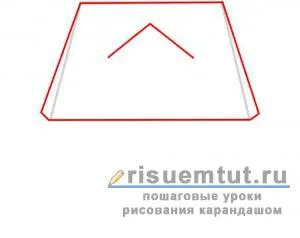 Как да се направи фермерска къща с молив на етапи, деца - тогава изготвят