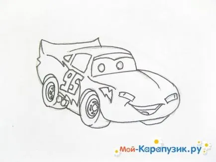 Как да се направи Светкавица МакКуин от м