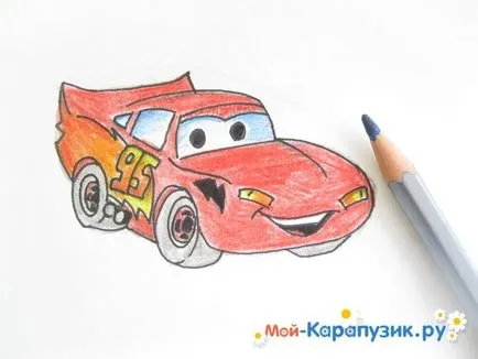 Как да се направи Светкавица МакКуин от м