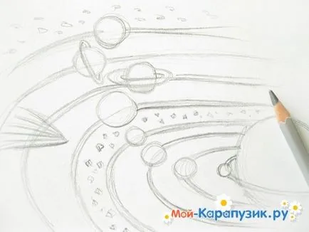 Как да се направи пространство постепенно цветни моливи (цветно) Как да се направи пространство постепенно цветни моливи