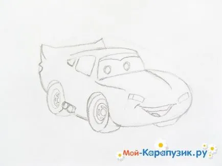 Как да се направи Светкавица МакКуин от м