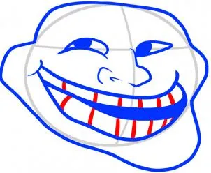 Как да се направи молив Trollface