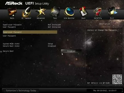 Как да забраните на UEFI