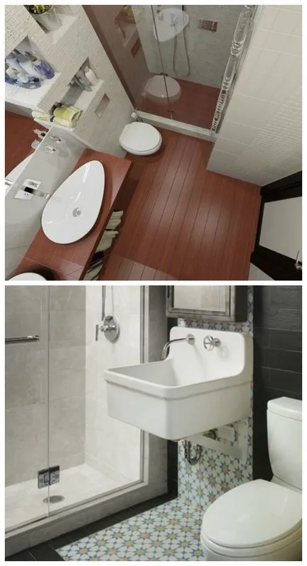 60 Ötletek belső fürdőszoba WC-vel (kád) 60 Ötletek belső fürdőszoba WC-vel