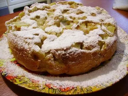 Как да се готви вкусни ябълков пай с ябълки