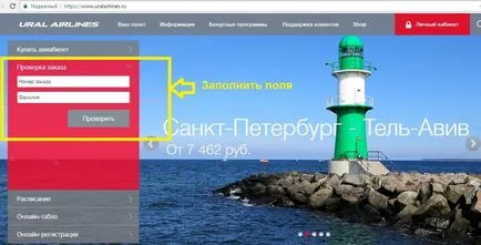 Как да се провери билета Урал Еърлайнс