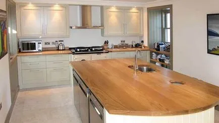 Как да си направим дървен плот за кухнята с ръцете си стъпка по стъпка