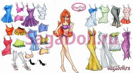 Как да си направим кукли от хартия Winx