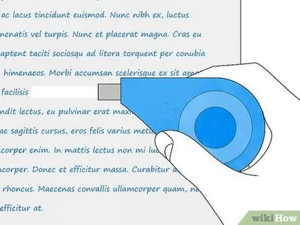 Как да изтриете мастило от хартия