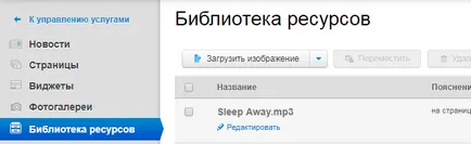 За да изтриете файл или изображение от етапа на ресурсите Библиотека по стъпка инструкции за потребителите