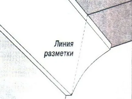 Тъй като ъгълът на рязане на перваз таван като свързващи елементи