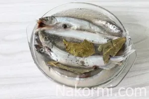 Как да туршия мойва пикантна саламура рецепта със снимка