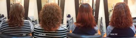 Майстор ползи, тип коса, преди и след снимки