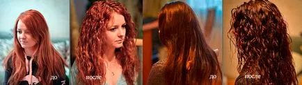 Майстор ползи, тип коса, преди и след снимки