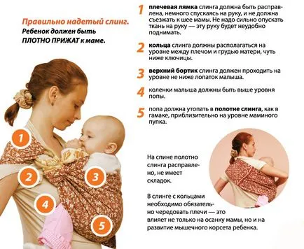 Как да се връзвам шал Слинг бебето - 5 начина!