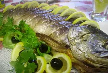 Чам сьомга печен в пещ - рецепти със снимки
