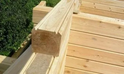 Konopatka пръчкообразно къща със собствените си ръце, сграда портал