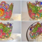 Paint маратонки и проверете резултата - калейдоскоп декор