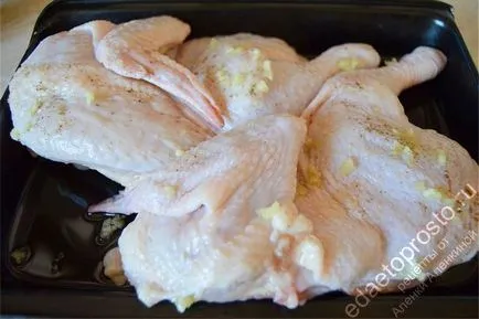 Пиле със сирене